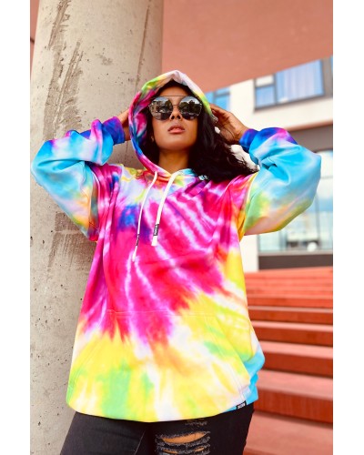 Bluza Oversize Tie Die Colorful