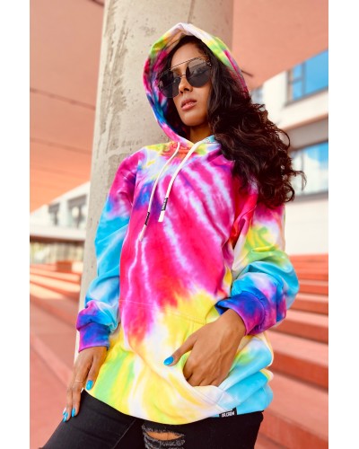 Hoodies Oversize Tie Die Colorful