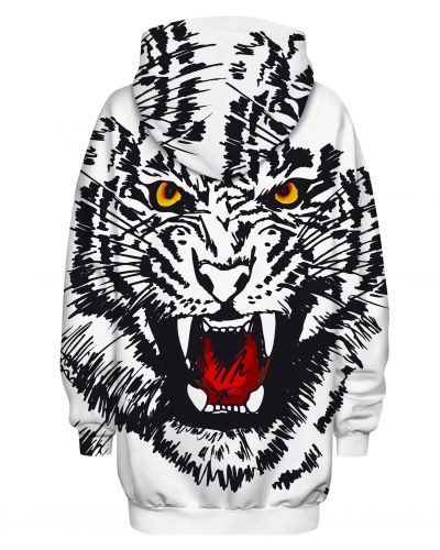 Bluza Oversize White Tiger