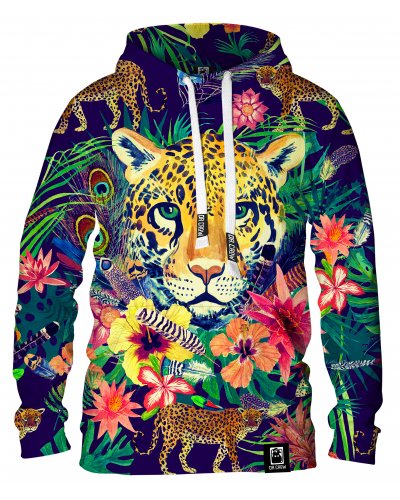 Hoodie with the hood Hidden Leopard