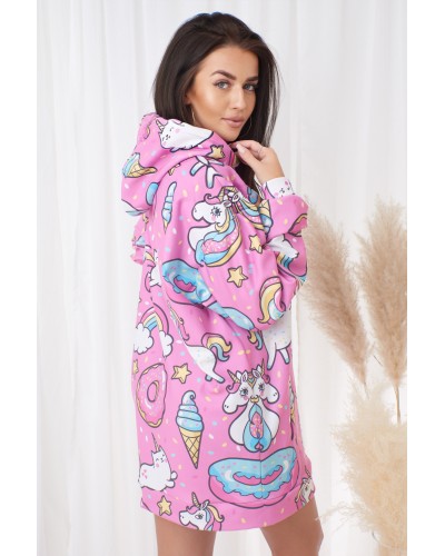 Hoodies Oversize Unicorn Confetti