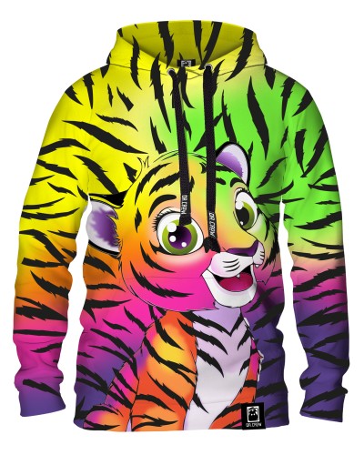 Hoodie with the hood Ombre Tiger