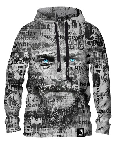 Hoodie with the hood Ragnar Grey