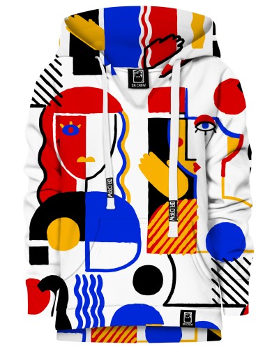 Hoodie with the hood Cubist Art