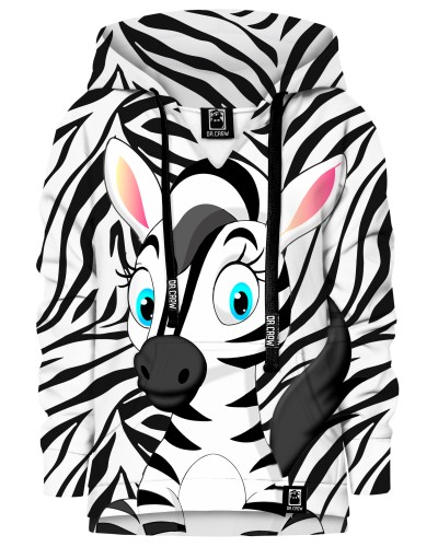 Bluza z kapturem Jungle Zebra