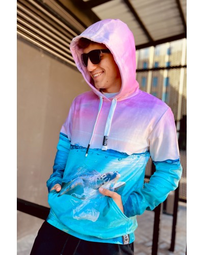 Hoodie with the hood Turtle Eco