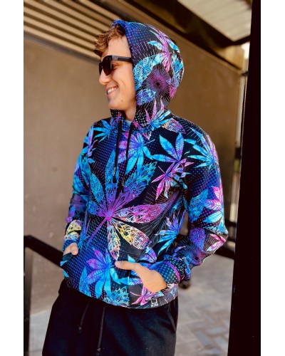 Bluza z kapturem Weed