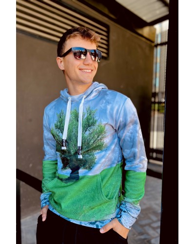 Hoodie with the hood Tree