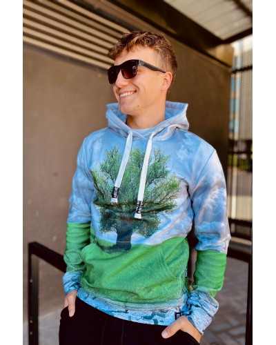 Hoodie with the hood Tree