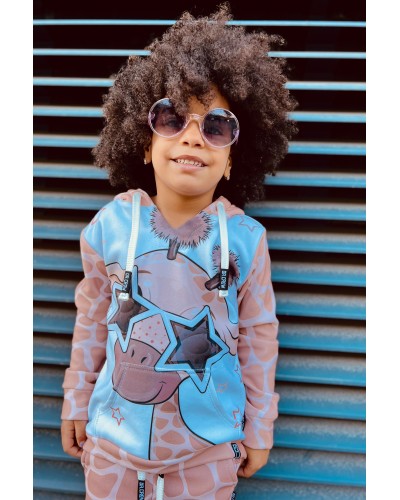 Bluza z kapturem Cute Giraffe