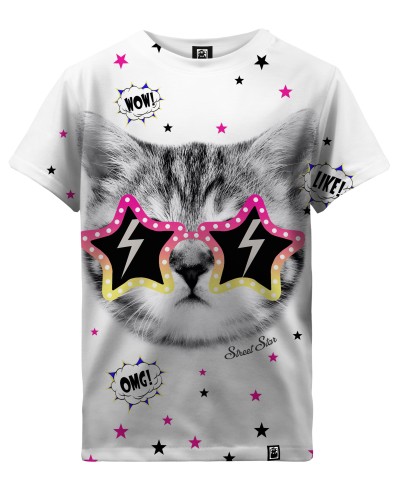 T-Shirt Cat Star