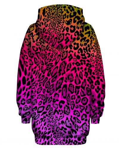 Bluza Oversize Multicolor Leopard