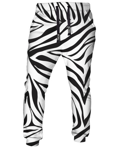 Trousers Jungle Zebra White