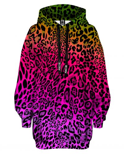 Bluza Oversize Multicolor Leopard