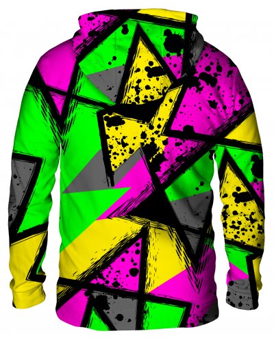 Hoodie with the hood Abstract Geometric