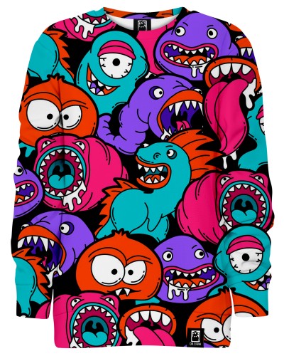 Bluza bez kaptura Colorful Monsters