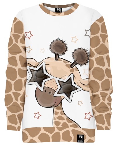 Bluza bez kaptura Cute Giraffe