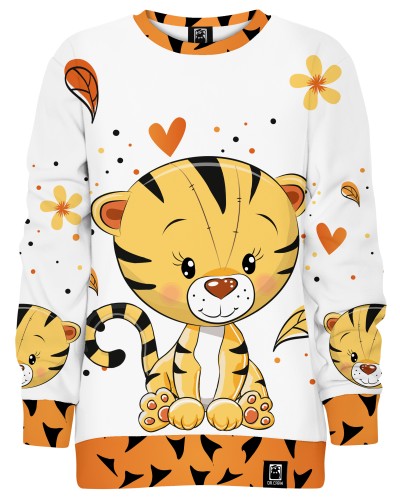 Hoodie without the hood Cute Tiger