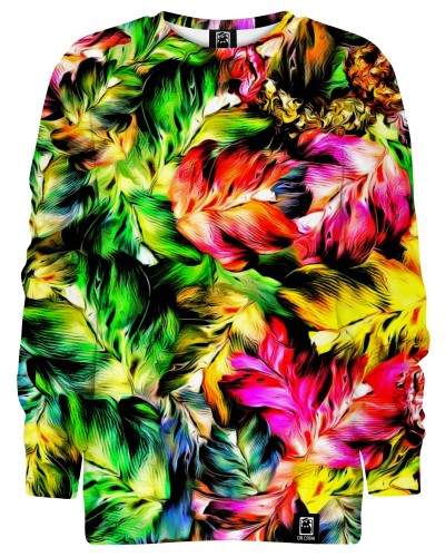 Bluza bez kaptura Jungle Leaves