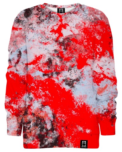 Bluza bez kaptura Marble Red