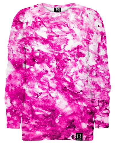 Hoodie without the hood Marble Pink