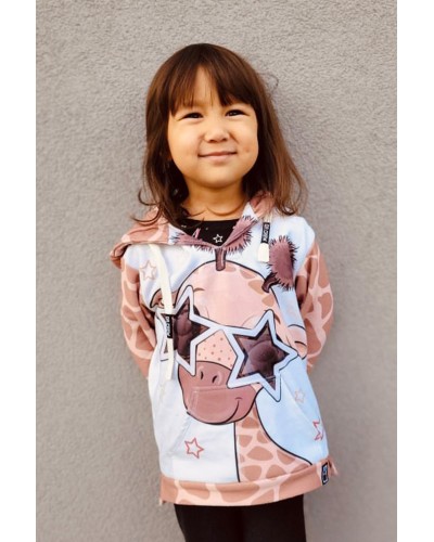 Bluza z kapturem Cute Giraffe