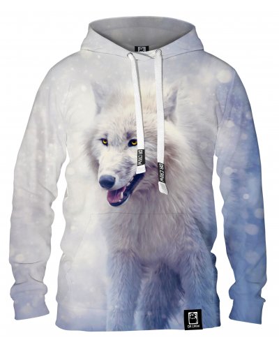 Hoodie with the hood Winter Wolf