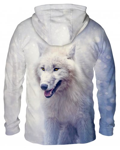 Hoodie with the hood Winter Wolf