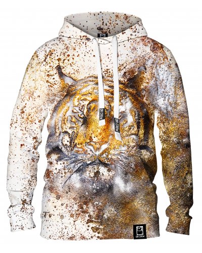 Hoodie with the hood Golden Tiger