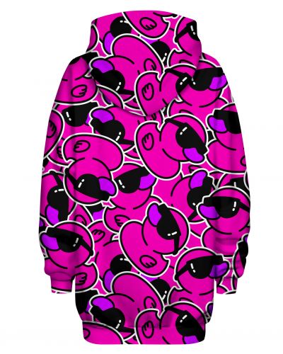 Bluza Oversize Ducks Pink