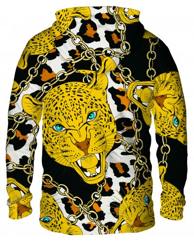 Hoodie with the hood Leopard Spots