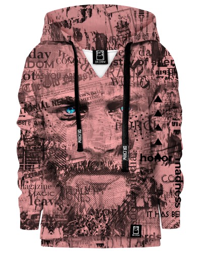 Hoodie with the hood Ragnar Red