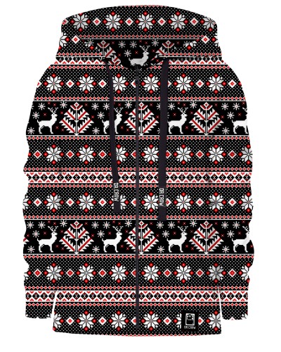 Bluza rozpinana Christmas Jumper Black