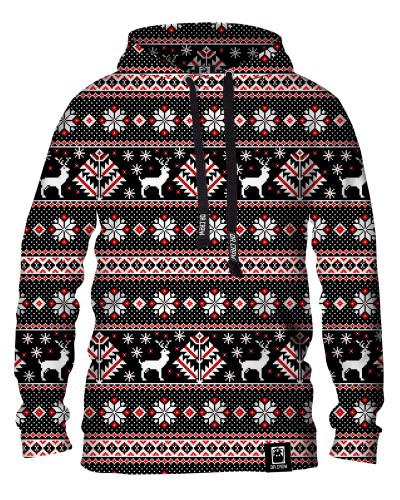 Bluza z kapturem Christmas Jumper Black