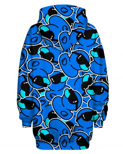 Bluza Oversize Ducks Blue