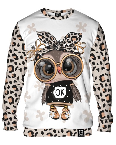 Bluza bez kaptura Cute Fashion Owl