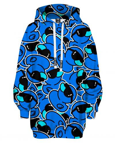 Hoodies Oversize Ducks Blue