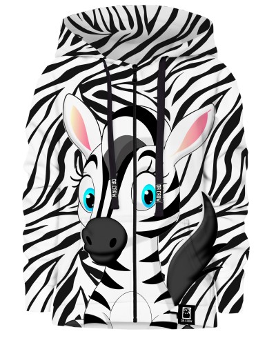 Hoodies zip Jungle Zebra