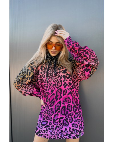 Bluza Oversize Multicolor Leopard