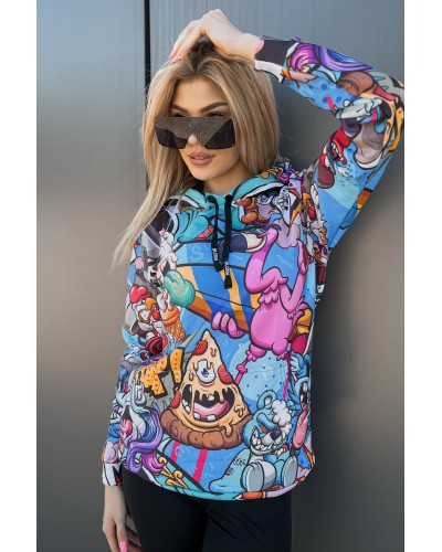 Bluza z kapturem Cartoon