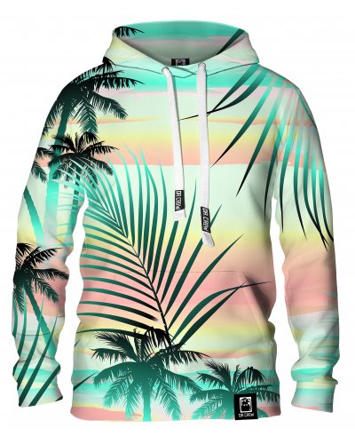 Hoodie with the hood Tropical Beach