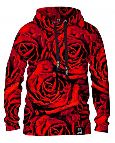 Hoodie with the hood Red Roses