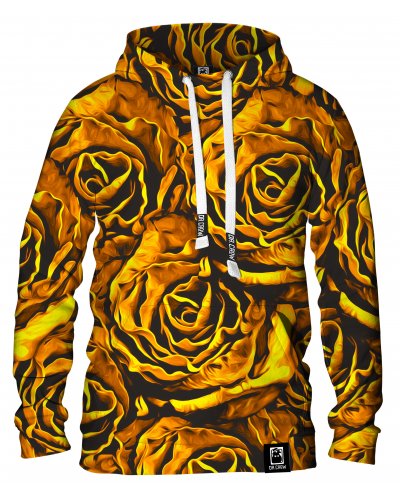 Hoodie with the hood Gold Roses