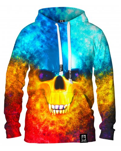 Hoodie with the hood Vampire Skull