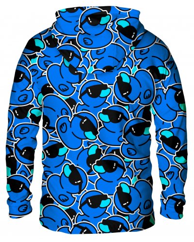 Hoodie with the hood Ducks Blue