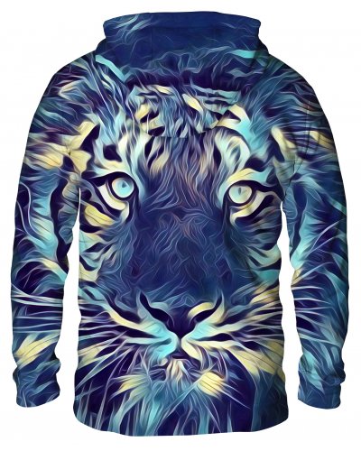 Hoodie with the hood Tiger Art