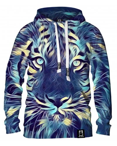 Hoodie with the hood Tiger Art