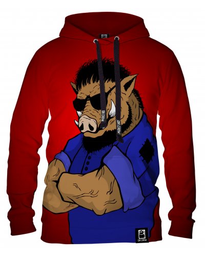 Hoodie with the hood Boar