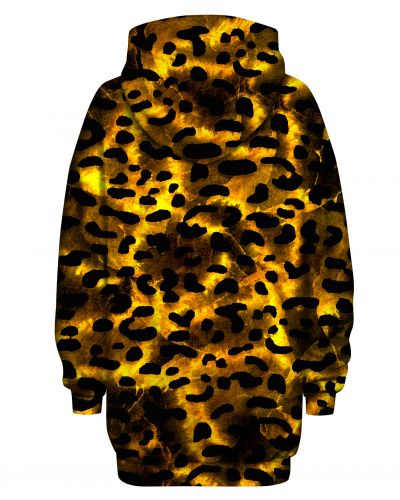 Bluza Oversize Gold Leopard