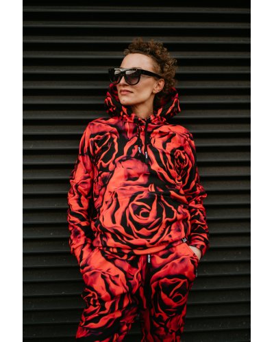 Bluza z kapturem Red Roses